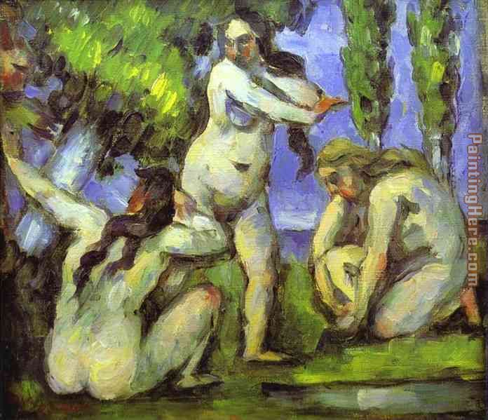 Paul Cezanne Three Bathers